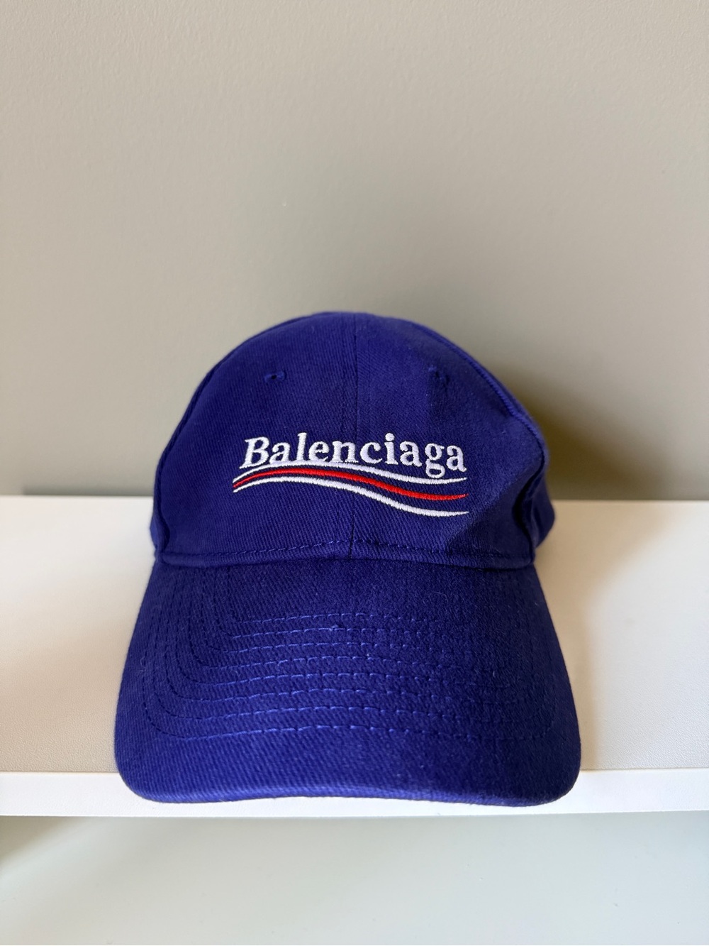 Balenciaga Fall Winter 17 Blue Cap